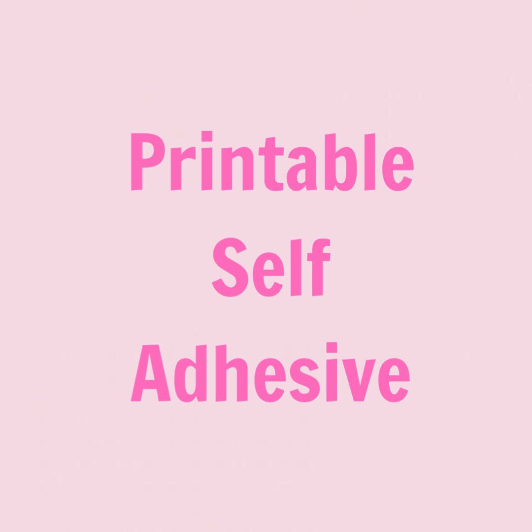 Inkjet Printable Self Adhesive Vinyl / Sticker Matte - A4 (new product ...