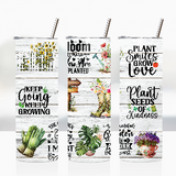 Sublimation Wrap / Print 20oz Tumbler - A1556 Bloom
