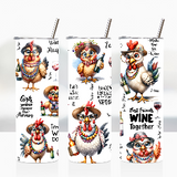 Sublimation Wrap / Print 20oz Tumbler - A1579 Wine Down