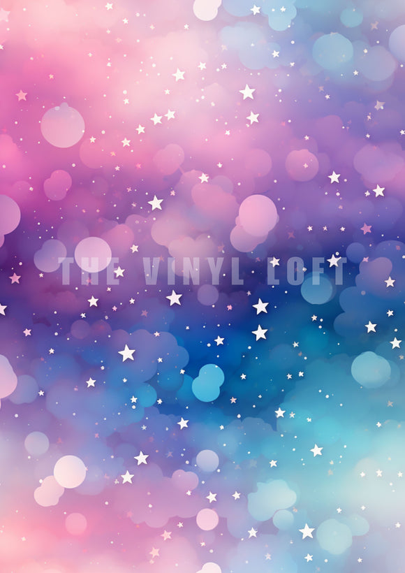 Sublimation Pattern A4 Sheet - Pat169 Pastel Sky