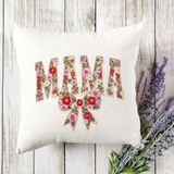 Pre-Printed Mother's Day HTV Transfer - 109 Mama Flowers