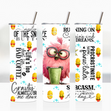 Sublimation Wrap / Print 20oz Tumbler - A1746 Snooze Button