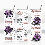 Sublimation Wrap / Print 20oz Tumbler - A1925 Stay Positive