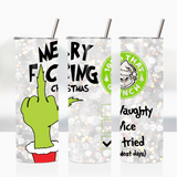 Sublimation Wrap / Print 20oz Tumbler - X5075 Merry F