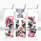 Sublimation Wrap / Print 20oz Tumbler - X5089 Festive