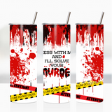 Sublimation Wrap / Print 20oz Tumbler - A1837 Murder