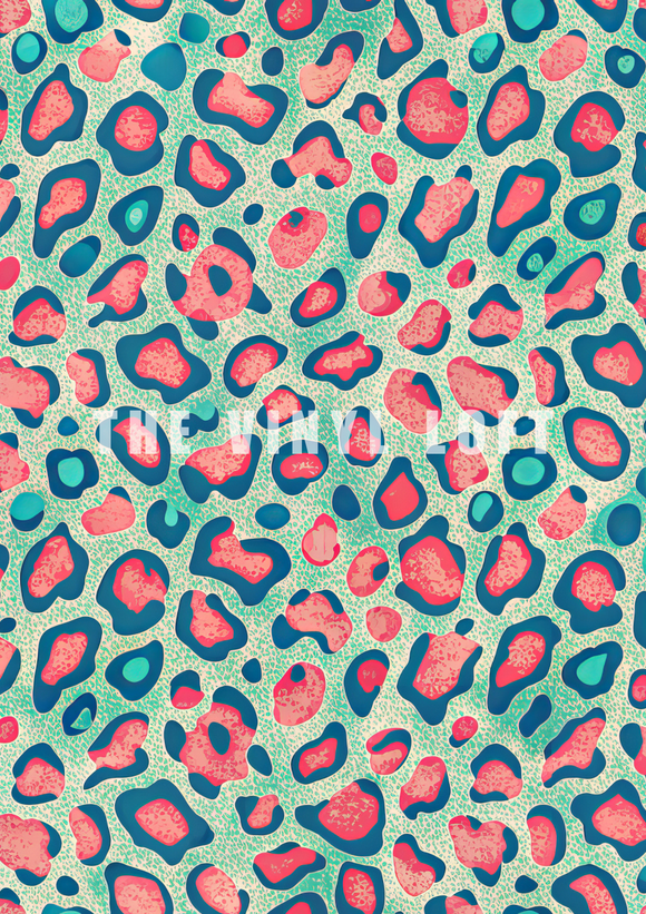 Sublimation Pattern A4 Sheet - Pat457 Bright Animal Print – The Vinyl Loft