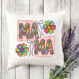 Pre-Printed Mother's Day HTV Transfer - 102 Mama Bows