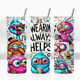 Sublimation Wrap / Print 20oz Tumbler - A2246 Swearing
