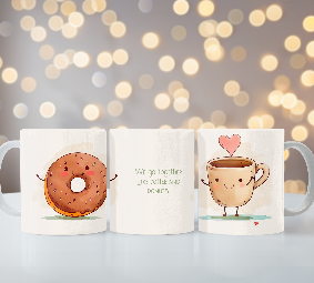 Sublimation Wrap / Print 11oz Mug - M3091 Donuts