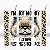 Sublimation Wrap / Print 20oz Tumbler - A1640 Resting Bitch Face