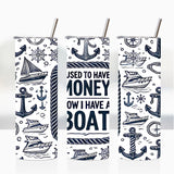 Sublimation Wrap / Print 20oz Tumbler - A2264 Boat
