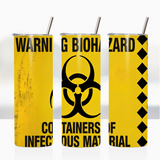 Sublimation Wrap / Print 20oz Tumbler - A1648 Warning