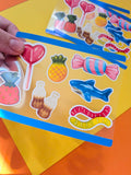 *NEW Siser Waterproof Printable - Gloss White with Clear Backing Sticker Paper 1 x A4 Sheet