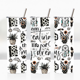 Sublimation Wrap / Print 20oz Tumbler - A1400 Life of my Dreams