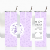 Sublimation Wrap / Print 20oz Tumbler - A1268 Girls Trip Crazy