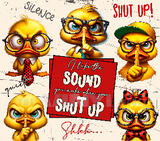 Sublimation Wrap / Print 20oz Tumbler - A1438 Shhh