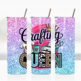 Sublimation Wrap / Print 20oz Tumbler - A1890 Crafting Queen