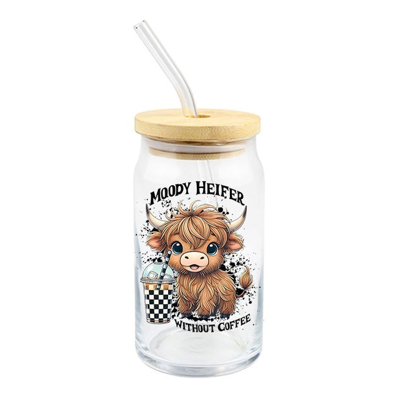 * NEW * UV DTF Decal - DEC503 Moody Without Coffee