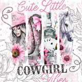 Sublimation Wrap / Print 20oz Tumbler - A1524 Cow Girl Vibes