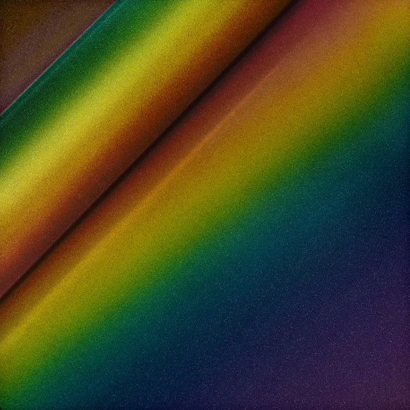 Siser Easy Reflective HTV - Black Rainbow 30cm x 50cm Roll