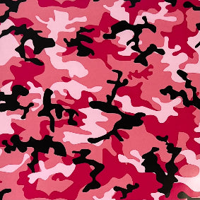 Euro Patterned HTV - Pink Camo 30cm x 50cm Roll