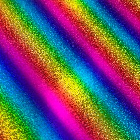 Euro Metallic HTV - Rainbow Mist Foil 30cm x 50cm Roll