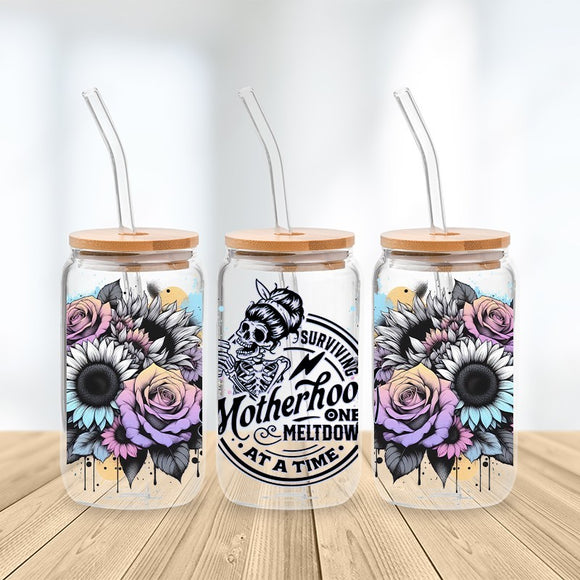 * NEW SIZE * UV DTF Transfer Wrap / Decal - LIB004 Meltdown