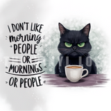 Sublimation Wrap / Print 20oz Tumbler - A1572 Morning Cat