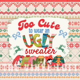 Sublimation Wrap / Print 20oz Tumbler - X5002 Ugly Sweater