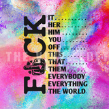 Sublimation Wrap / Print 20oz Tumbler - A1886 It Her Him