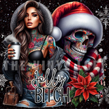 Sublimation Wrap / Print 20oz Tumbler - X5046 Jolly