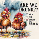 Sublimation Wrap / Print 20oz Tumbler - A1580 Are we Drunk