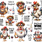 Sublimation Wrap / Print 20oz Tumbler - A1579 Wine Down