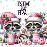 Sublimation Wrap / Print 20oz Tumbler - X5089 Festive