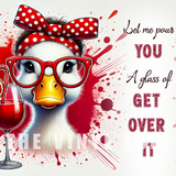 Sublimation Wrap / Print 20oz Tumbler - A1664 Get Over It