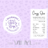 Sublimation Wrap / Print 20oz Tumbler - A1268 Girls Trip Crazy