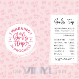 Sublimation Wrap / Print 20oz Tumbler - A1270 Girls Trip