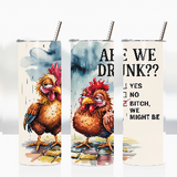 Sublimation Wrap / Print 20oz Tumbler - A1022 Drunk