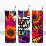 Sublimation Wrap / Print 20oz Tumbler - A1006 WTF