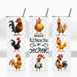 Sublimation Wrap / Print 20oz Tumbler - A1116 Distracted