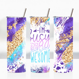 Sublimation Wrap / Print 20oz Tumbler - A1132 Awesome