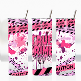 Sublimation Wrap / Print 20oz Tumbler - A1064 Pink Crime