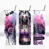 Sublimation Wrap / Print 20oz Tumbler - A1045 Warning Label