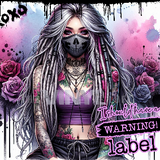 Sublimation Wrap / Print 20oz Tumbler - A1045 Warning Label