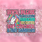 Sublimation Wrap / Print 20oz Tumbler - A1086 Fart Rainbows