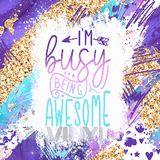 Sublimation Wrap / Print 20oz Tumbler - A1132 Awesome