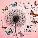 Sublimation Wrap / Print 20oz Tumbler - A1228 Just Breathe