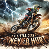 Sublimation Wrap / Print 20oz Tumbler - A1239 Dirt Hurt