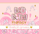 Sublimation Wrap / Print 20oz Tumbler - A1467 Born to Sparkle